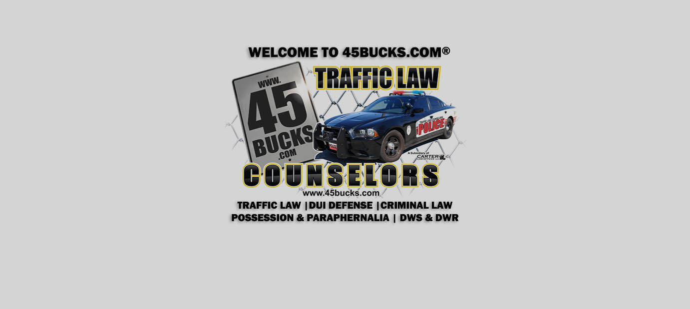 TRAFFIC LAW OFFICE St. Louis MO 45 tickets 500 DWI (314) 8954040